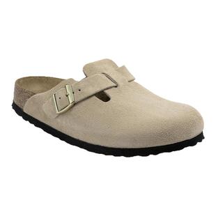 BIRKENSTOCK勃肯德国进口男女款牛皮绒面革软木Boston包头拖鞋