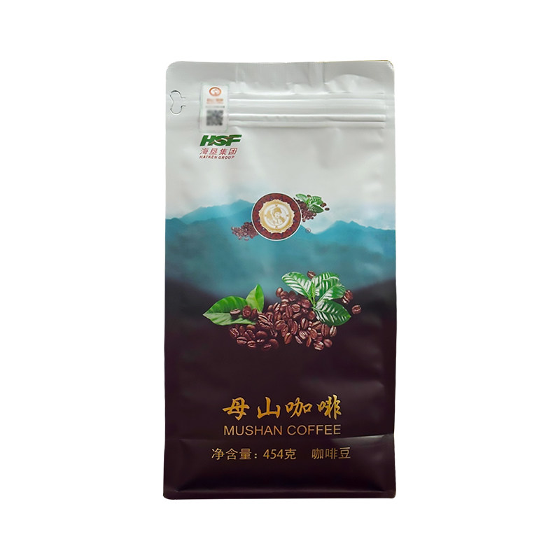 黑咖啡豆手冲单品豆中度烘焙现磨醇厚不酸提神母山海南黎母山454g