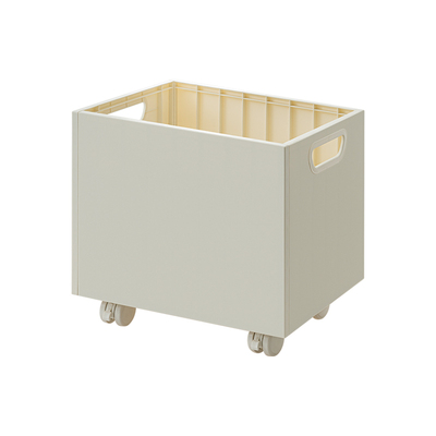 桌下学生放书本收纳盒带轮可移动