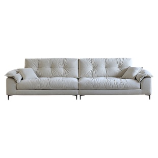 高脚云朵沙发布艺网红大牌佛山龙江东莞法式奶油风猫抓布沙发