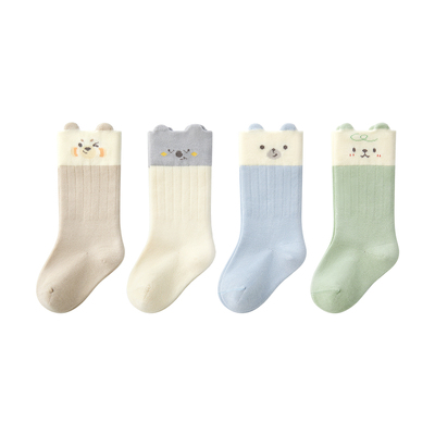 婴儿袜子中长筒无骨宝宝袜秋冬季