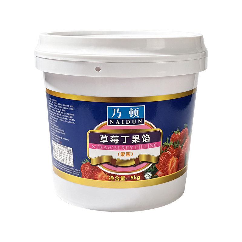 乃顿草莓丁果馅5kg 草莓粒装饰蛋糕面包慕斯甜品夹心果酱烘焙原料