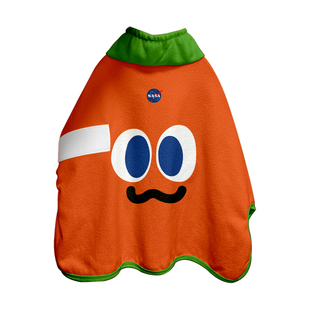 NASA联名MOJO FAMILY胡萝卜卜宠物浴袍狗狗猫咪衣服速干洗澡浴巾