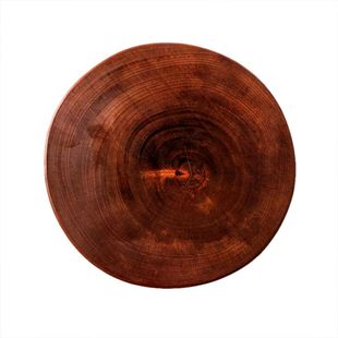 高档硬木年轮木片 精打磨圆树桩桌面摆件底座 防烫木垫枕木茶几面