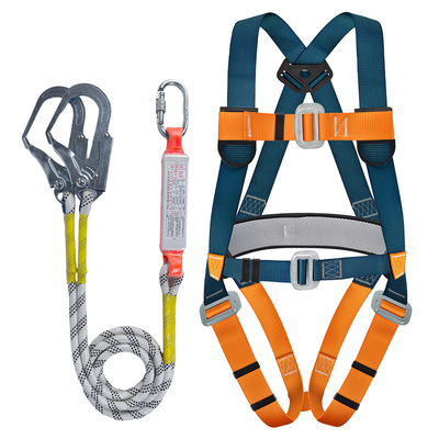 国标高空作业五点式防坠落安全带