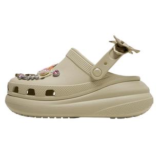 Crocs卡骆驰男女鞋浮花梦影泡芙洞洞鞋通勤凉鞋日常拖鞋211534