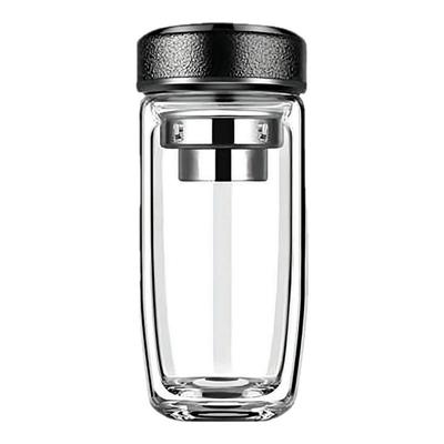 双层加厚鹅蛋玻璃杯定制百家姓杯