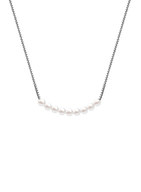 珍珠项链轻奢小众锁骨链925纯银