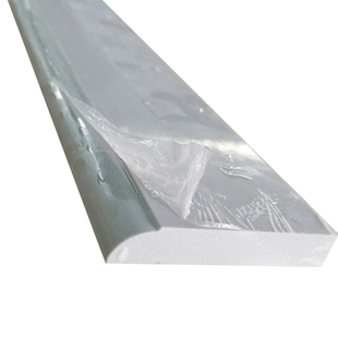 新款人造大理石通体法国边门套线铝合金踢脚线条窗套垭口轻奢白色