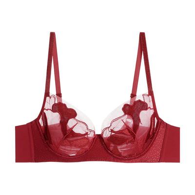 爱慕本命年红色大胸显小文胸