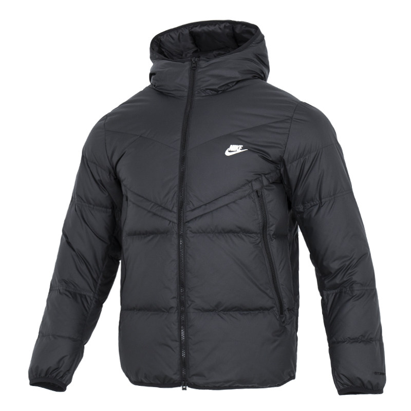 Nike耐克羽绒服男2025冬加厚保暖拼接运动连帽外套DV1132-010