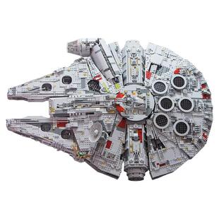 星球大战千年隼飞船成人高难度大型拼装积木玩具男孩模型生日礼物