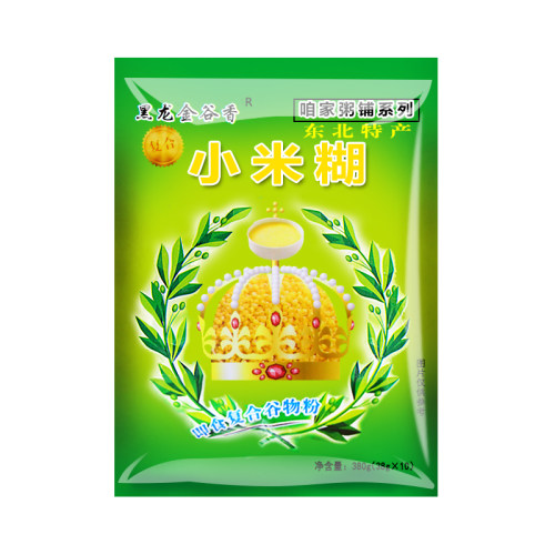 黑龙江特产小米糊速食早餐粥东北小米粥即食杂粮粥380g低脂饱腹