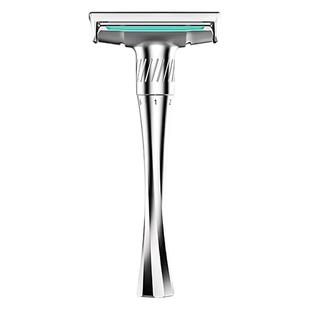 LHM手动剃须刀新款双面男士刮胡刀老式刮刀锌合金可调节刮脸刀架