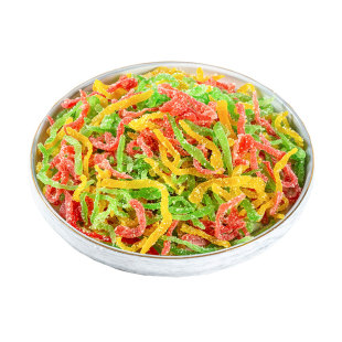 食用青红丝冬瓜糖丁老式五仁月饼原材料馅料红丝绿丝八宝饭配料