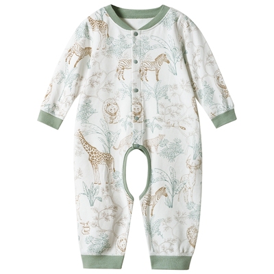 10A抗菌宝宝开裆连体衣宝宝衣服