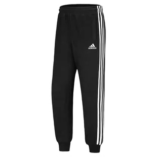 Adidas/阿迪达斯三条纹收脚卫裤束脚裤复古运动裤男款裤子透气