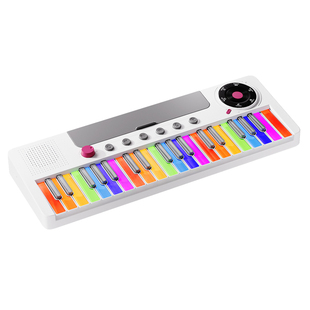 彩虹电子琴十岁女童生日礼物玩具儿童女孩子6岁以上8钢琴高端实用