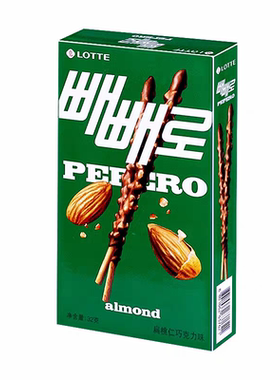 韩国进口零食品乐天果仁扁桃仁