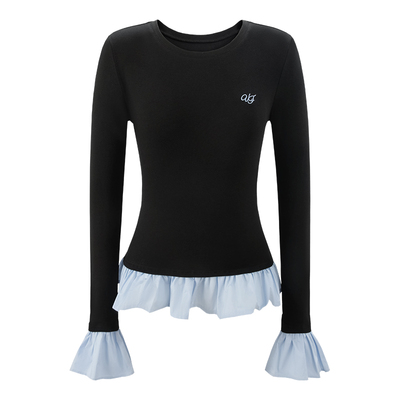 UNIFREEPLUS学院风撞色T恤