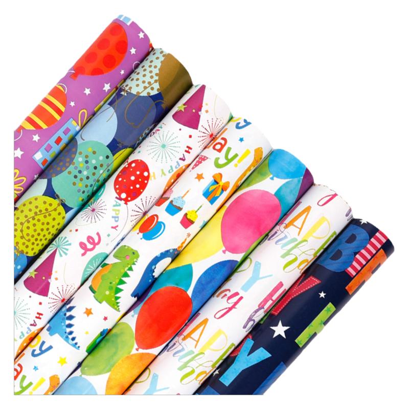 生日礼物包装纸大尺寸超大礼盒打包纸材料卡通礼品纸节日包书皮纸