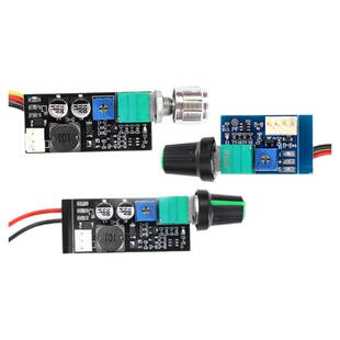 5V12V2线3线散热风扇手动调速器1A 3A机箱风旋钮降速降噪可关停