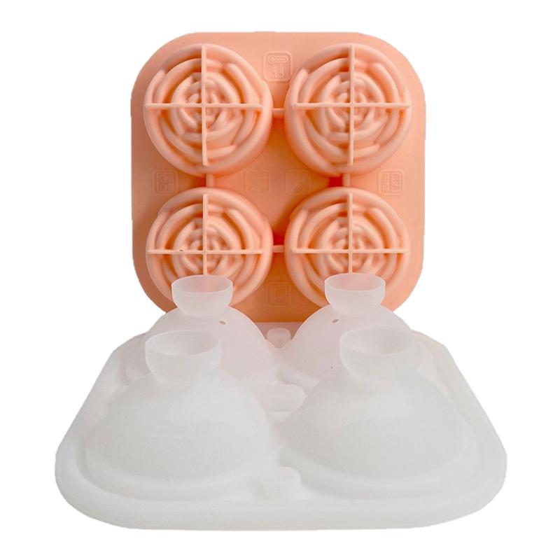 玫瑰玫瑰花冰块冰球冰格模具食品级硅胶制冰家用神器威士忌网红