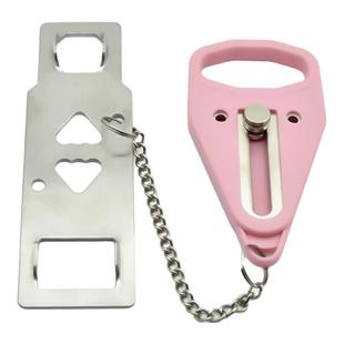 Portable door Lock 阻门器双用便携式门扣锁宾馆公寓顶门闭门器