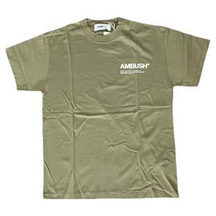 章自豪 Ambush 胸口小LOGO 字母圆领短袖T恤Tee
