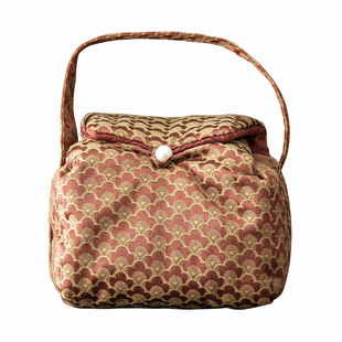 户外旅行茶具收纳包袋家用便携快客杯一茶壶两杯加厚棉布收纳盒包