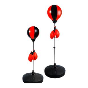 拳击速度球儿童家用不倒翁立式拳击手套解压男反应球沙包训练器材