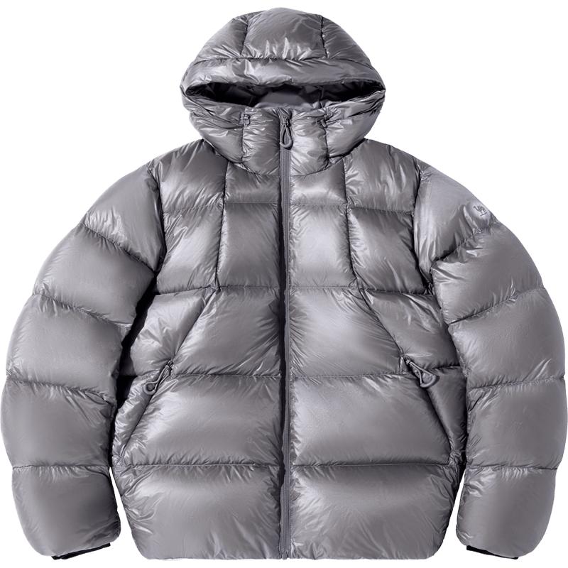 骆驼火焰山鹅绒服男冬季2026新款加绒加厚保暖面包羽绒服男装外套
