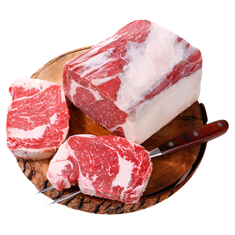 肉管家谷饲整条原切眼肉牛排