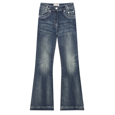 橘子树在哪儿低腰水洗猫须牛仔裤