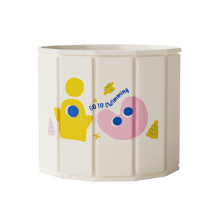 Voutdoing婴儿游泳桶洗澡浴盆家用宝宝儿童泡澡神器可折叠游泳池