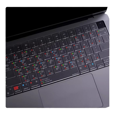 笔记本电脑苹果键盘膜快捷键提示