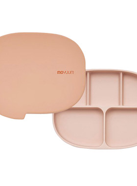 韩国moyuum宝宝餐盘硅胶儿童餐具