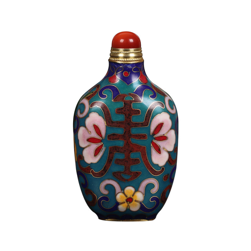 北京景泰蓝鼻烟壶御赐品