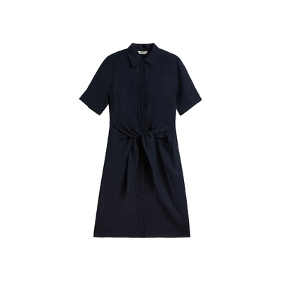 GANT/甘特女士纯亚麻连衣衬衫裙