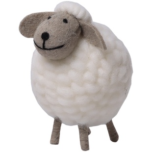 创意家居可爱羊毛毡摆件女生卧室儿童房间装饰品办公室桌面小摆设