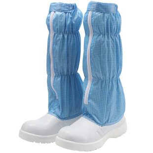 防砸静电鞋工业安全鞋无尘车间加厚防刺穿钢头长筒靴高筒鞋劳保鞋