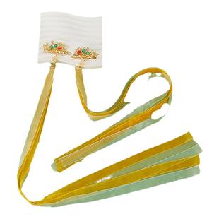 儿童古风发饰宝宝汉服襦裙古装搭配头饰中国风仙气表演用飘带发带