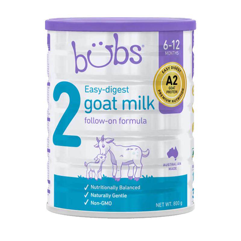 【包税0元试喝】bubs羊奶粉婴儿2段a2澳洲进口dha宝宝益生菌800g