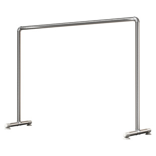 钢管晾衣架凉衣架晾衣杆阳台家用落地卧室户外挂衣服简易晒被水管