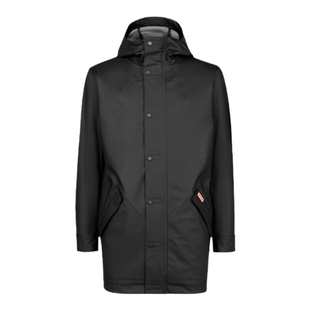 HUNTER男装外套ins潮酷户外露营防水外套长款连帽雨服雨衣夹克男