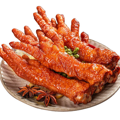 虎皮凤爪卤味熟食鸡爪休闲追剧小零食夜宵解馋吃鸡爪子下酒菜速食