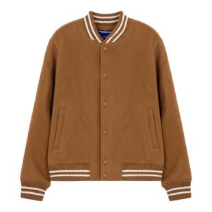 ADER ERROR 春夏新款男士褐色棒球服夹棉外套 银泰百货精品301574