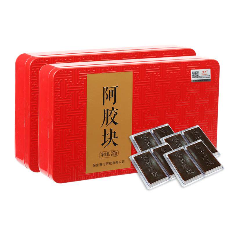 赛行阿胶正品驴皮阿胶块500g