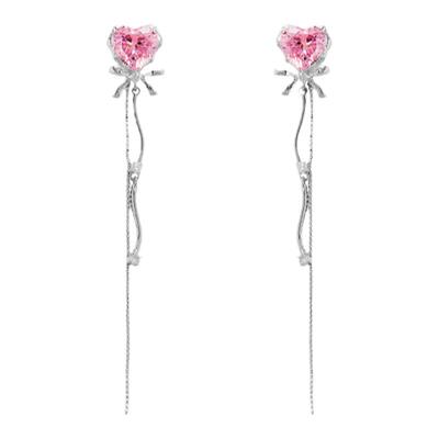 TheGreenParty爱心蝴蝶银针耳环