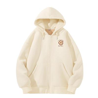 真维斯羊羔绒开衫女冬季2024新款